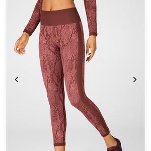 Fabletics High-Waisted Seamless Snake Skin